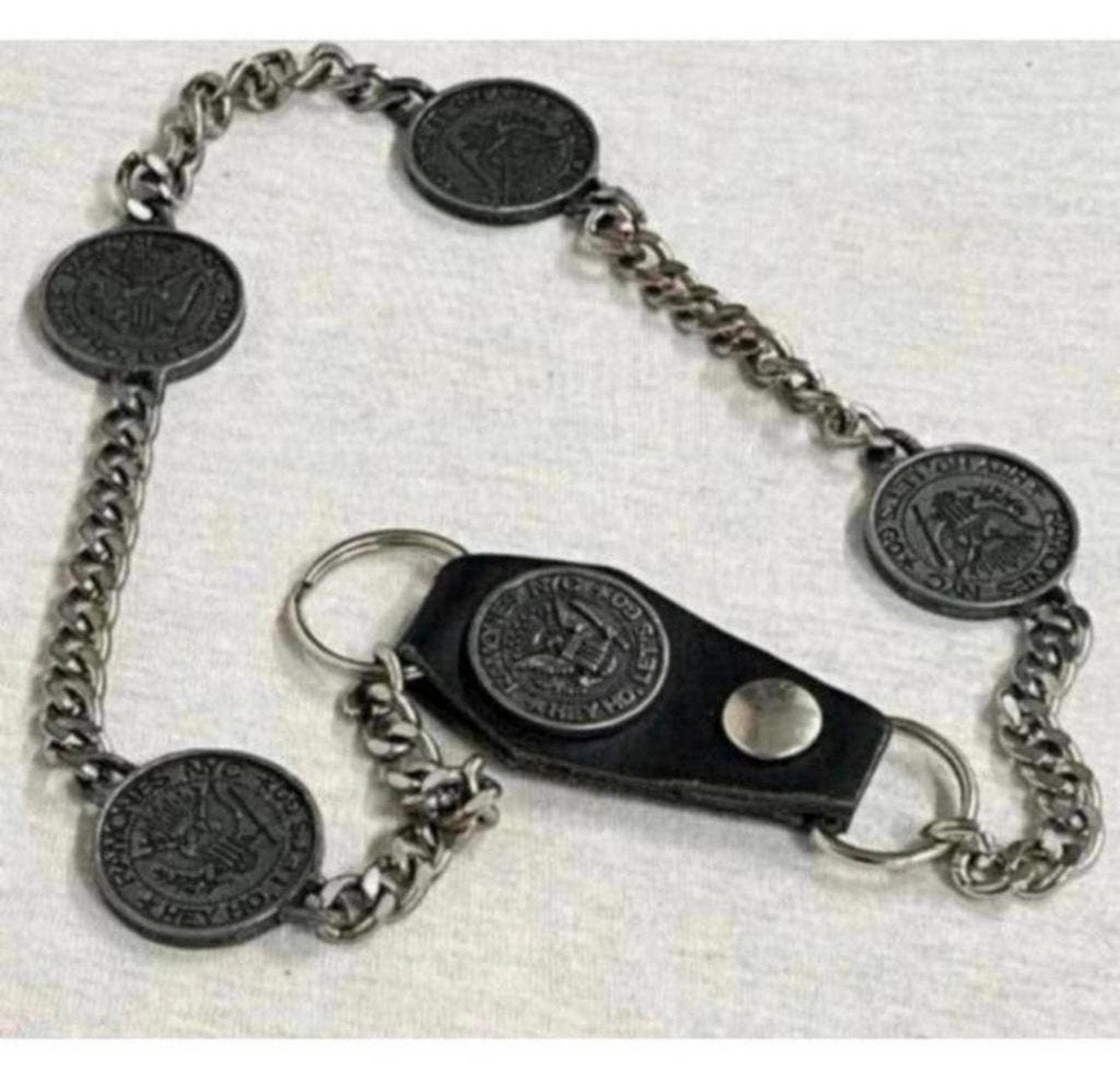 Speciale broek-ketting Band - Ramones hey ho let’s go chain, Ophalen of Verzenden, Zo goed als nieuw, H, H
