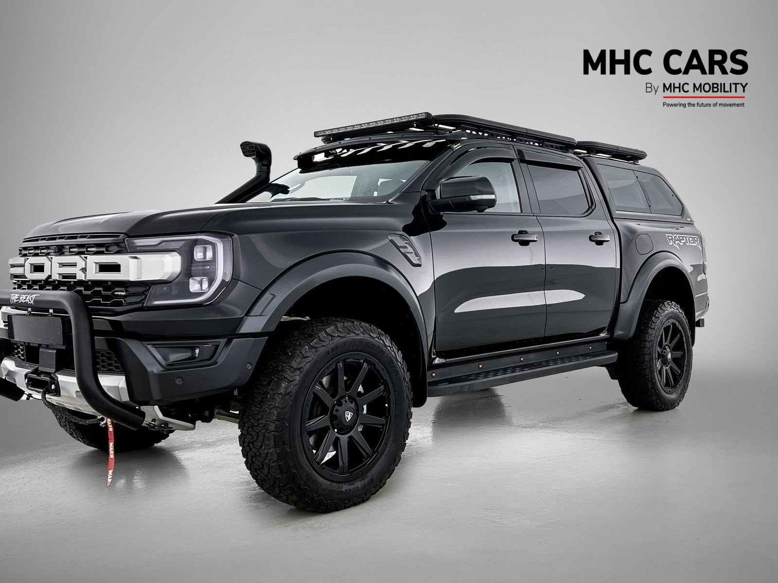 Ford Ranger 2.0 Double Cab EcoBlue Raptor | UNIEK! |, Auto's, Automaat, Gebruikt, Zwart, Zwart