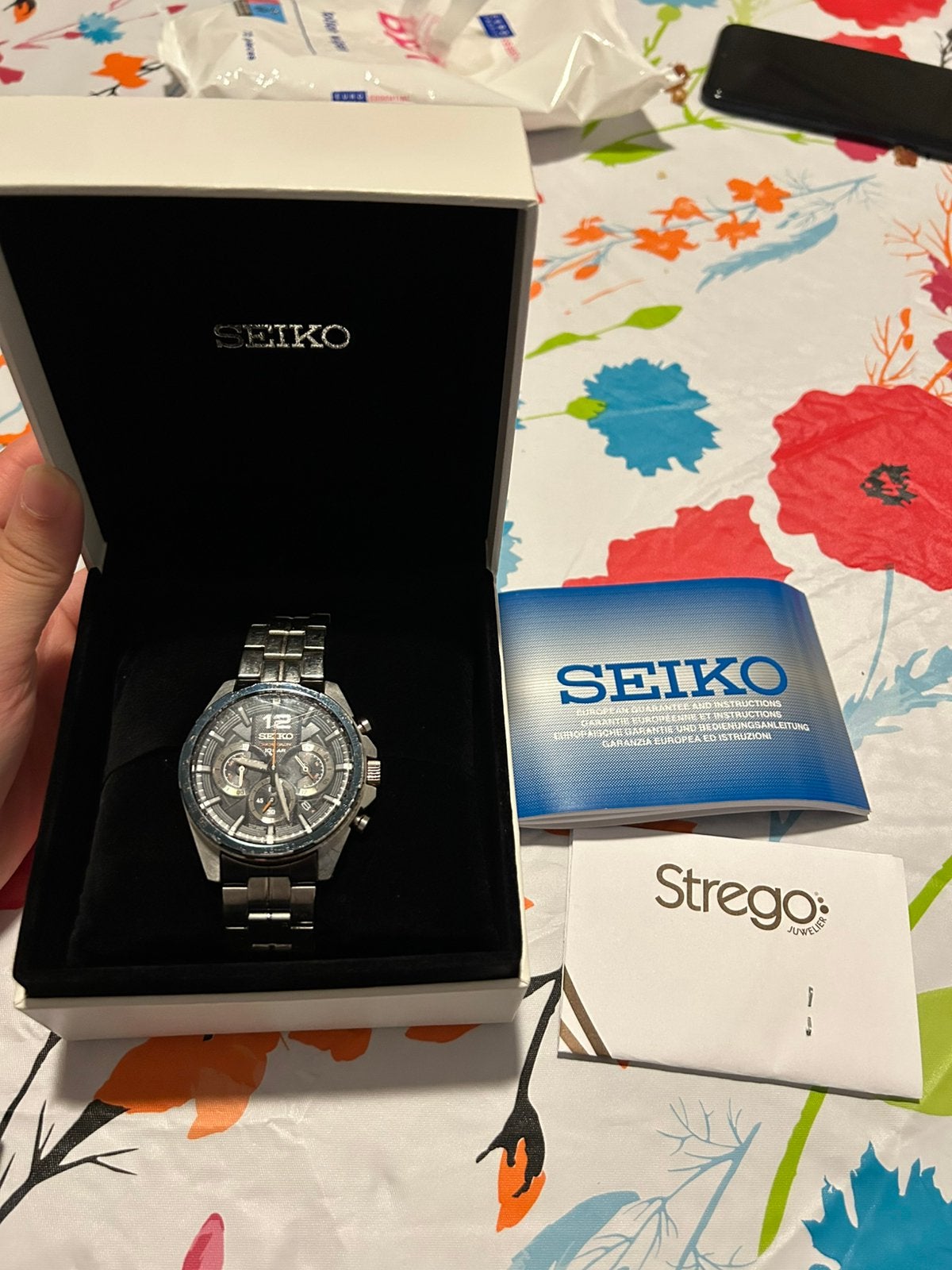 SEIKO horloge - Heren, Sieraden, Tassen en Uiterlijk, Horloges | Heren, Ophalen, Zo goed als nieuw, Staal, Seiko