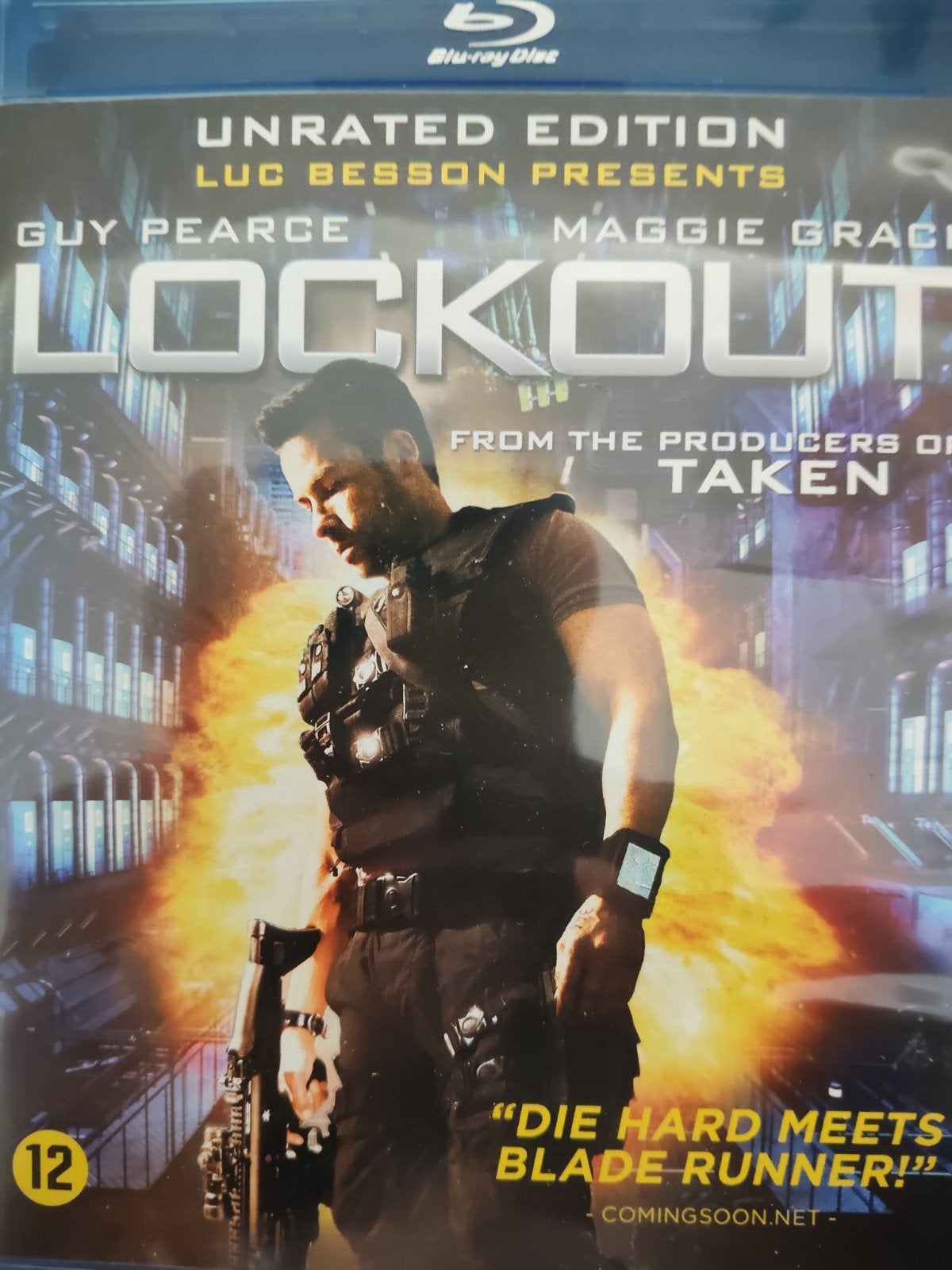 Lockout Bluray NL ZGAN, Cd's en Dvd's, Blu-ray, Ophalen of Verzenden, Zo goed als nieuw, Actie