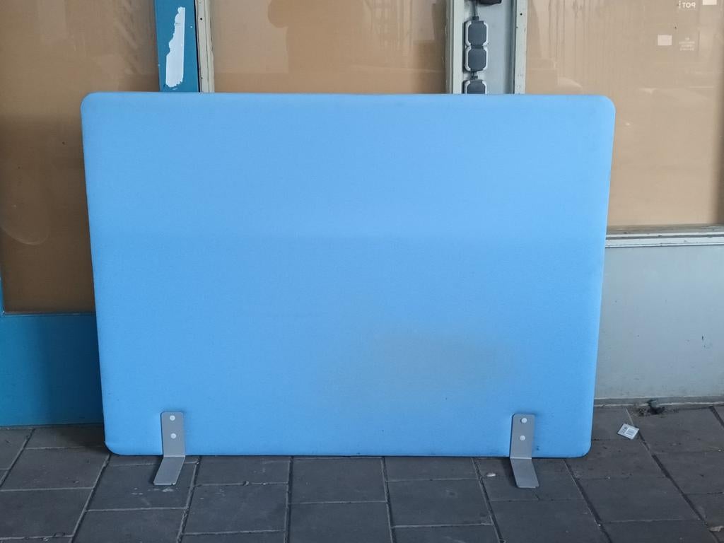 2x Akoestische scheidingswand 160x121 cm - Blauw, Ophalen, Gebruikt