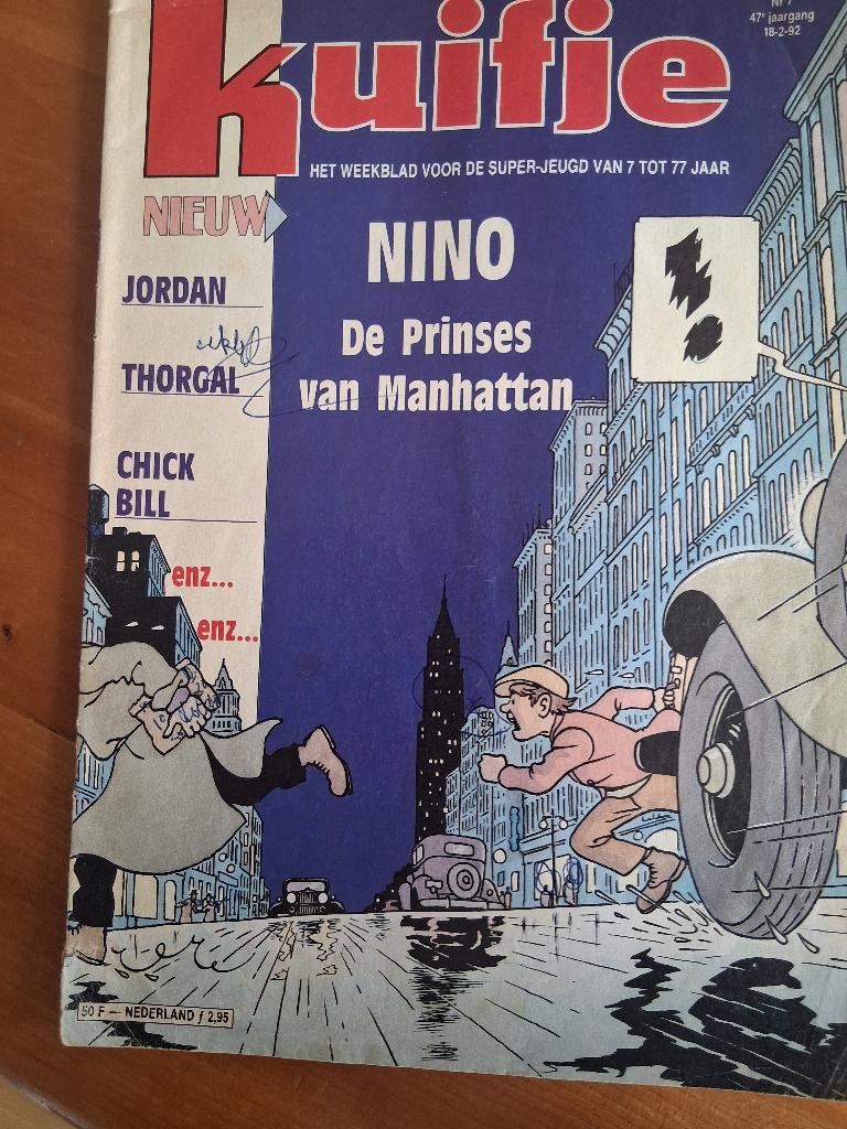 Kuifje , NINO De Prinses van Manhattan, Gelezen, Stallaert en Leemans, Verzenden, Eén stripboek