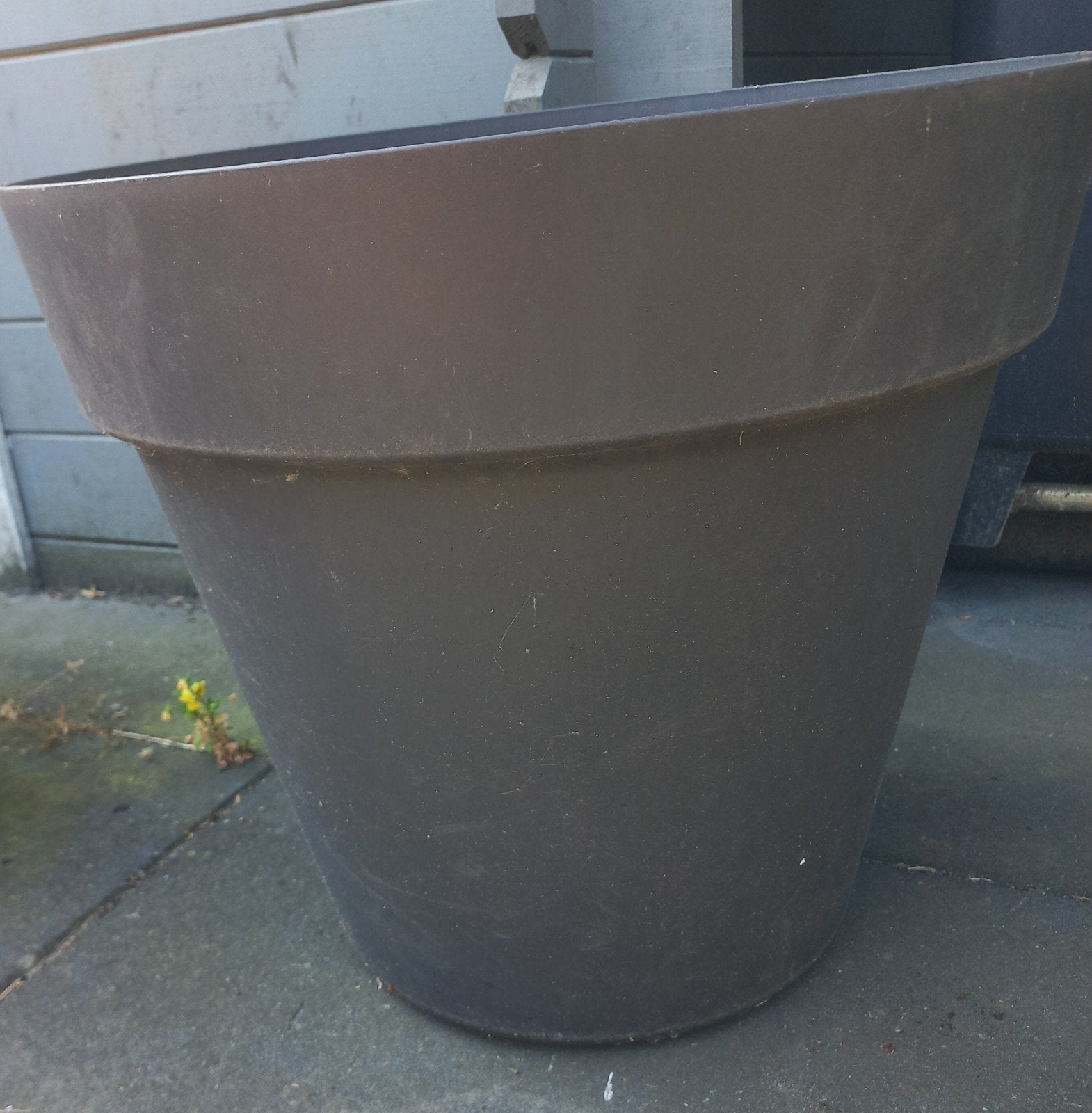 bloempot groot, Tuin en Terras, Ophalen, Rond, Kunststof