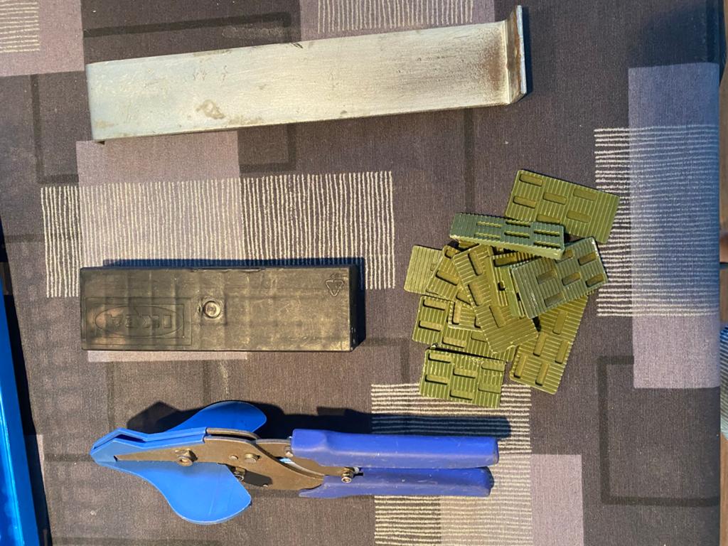 Gereedschap voor parket en laminaat leggen, Ophalen of Verzenden, Gebruikt