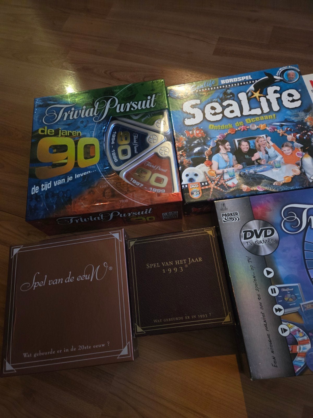 Diverse bordspellen in 1 keer ophalen, Ophalen