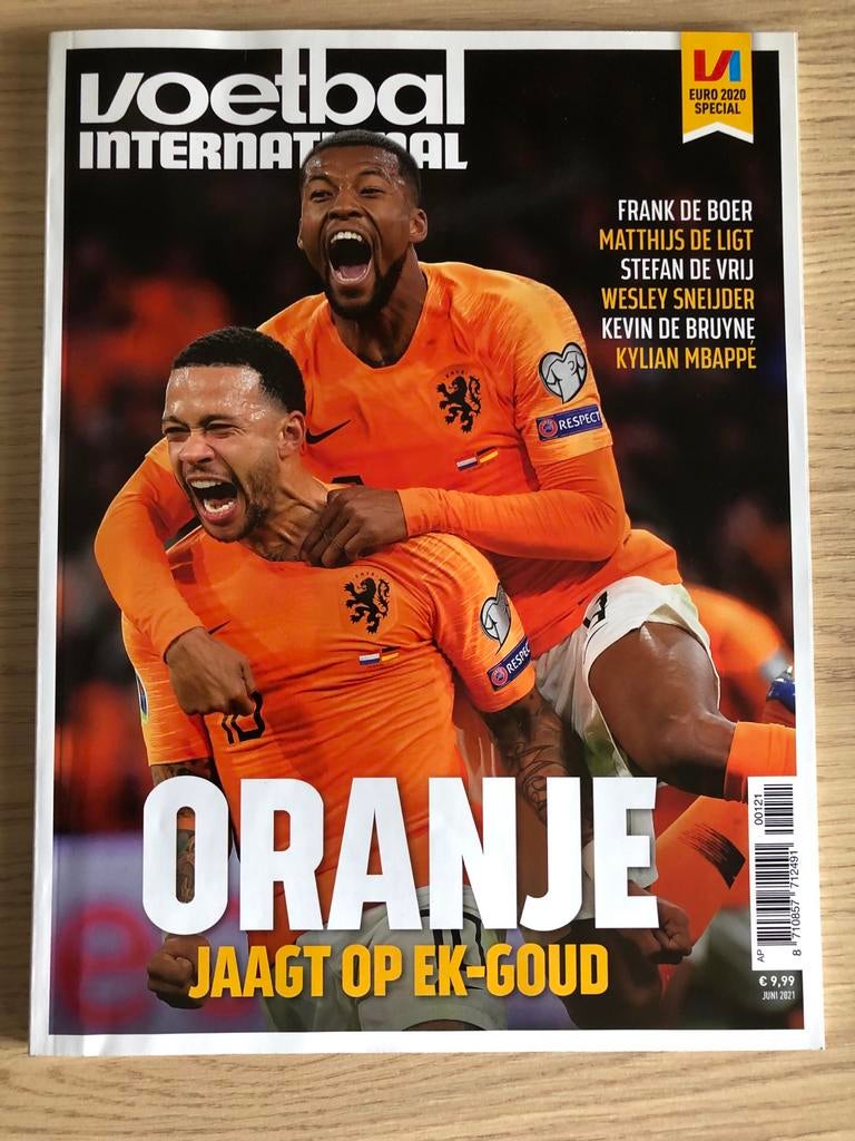 Voetbal International EK 2020 Special - Oranje Jaagt op Goud, Boeken, Tijdschriften en Kranten, Ophalen of Verzenden, Zo goed als nieuw