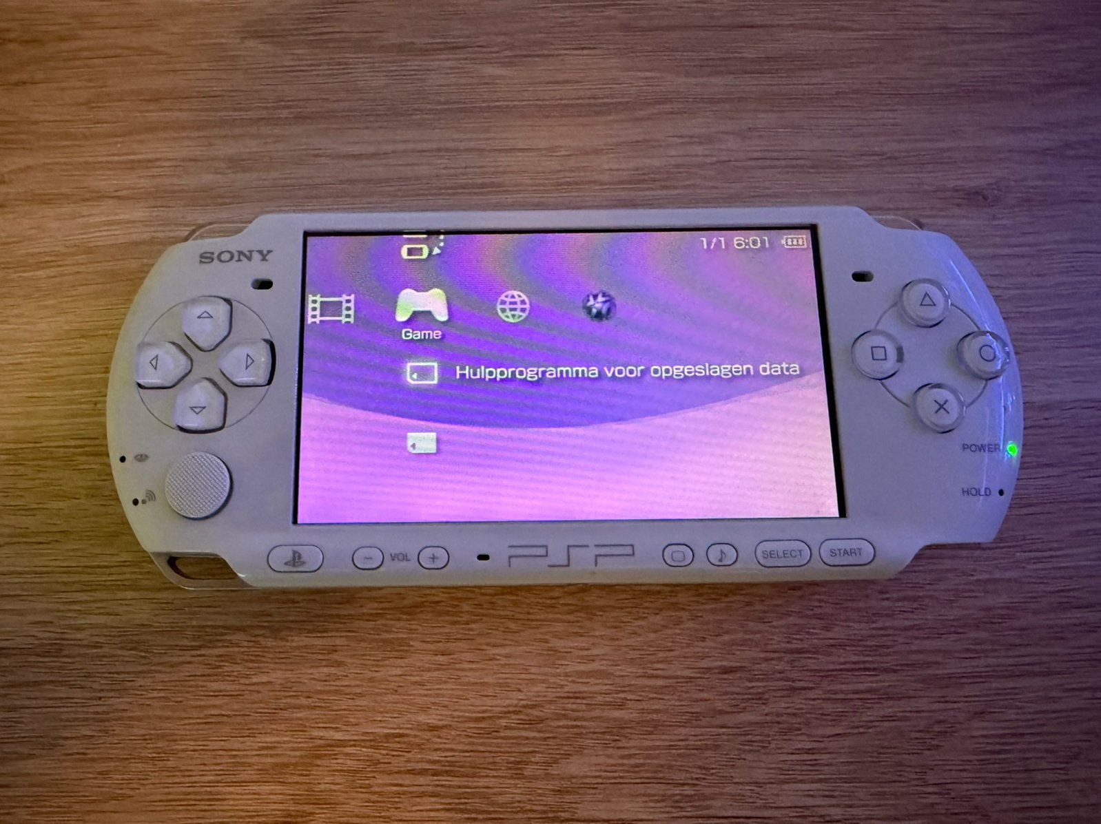 Pearl white PSP 3003 met CFW, Ophalen, Zo goed als nieuw, Wit, PSP