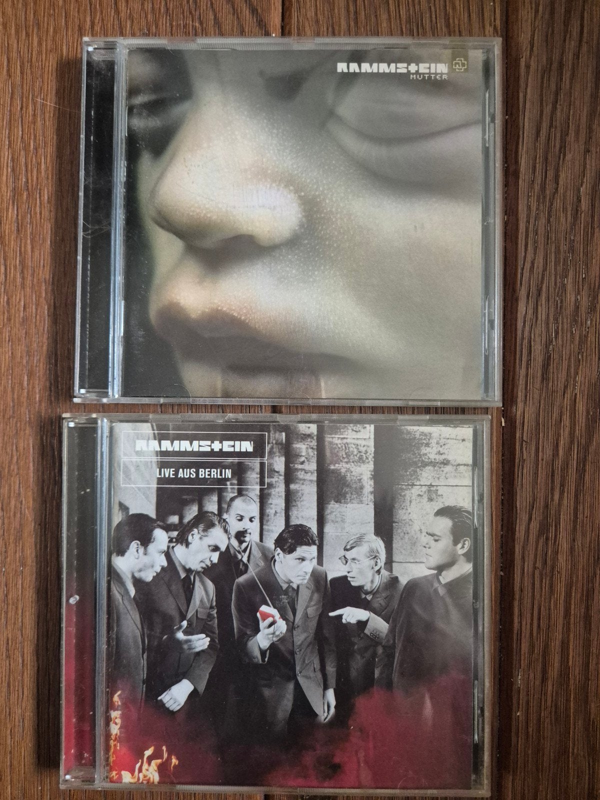 Rammstein CD's: Mutter en Live aus Berlin - ook los te koop, Rock, Gebruikt, Inclusief doosje, Ophalen of Verzenden