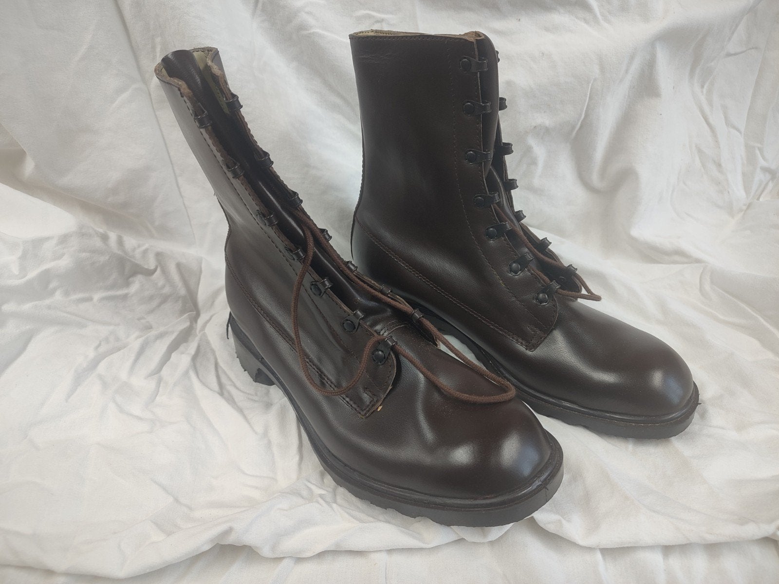 Leger kistjes maat 43, Nederlandse landmacht, Bruin, Boots, Nieuw