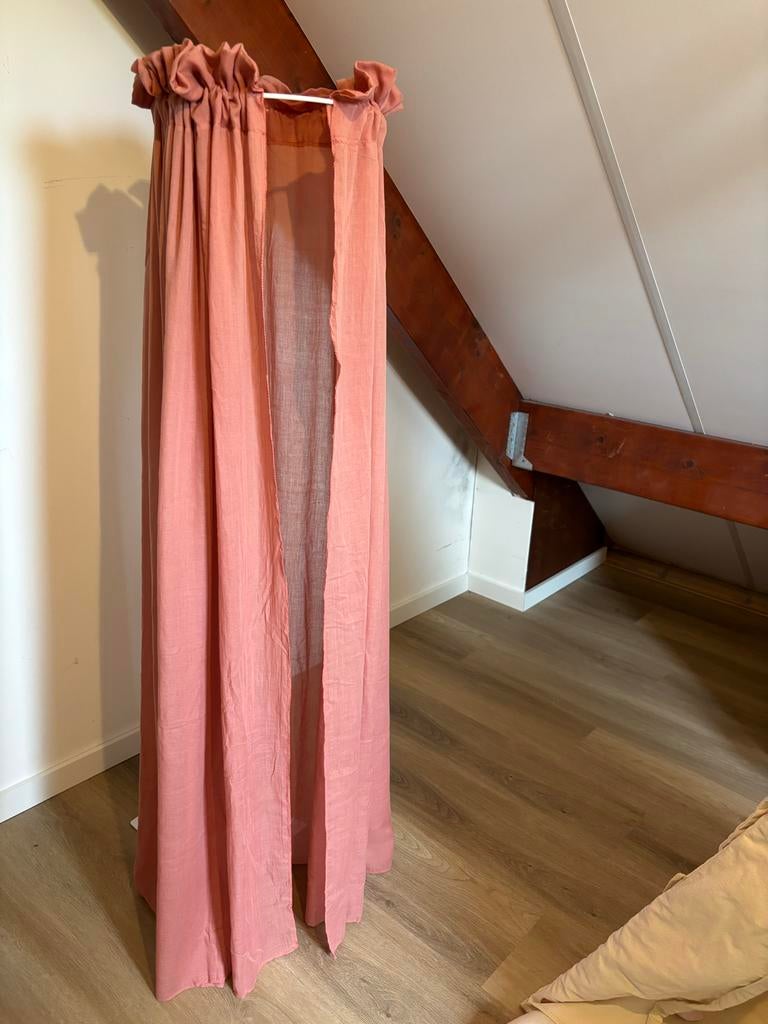 Roze / Rosewood Jollein sluier met piekstok, Ophalen, Zo goed als nieuw, Klamboe