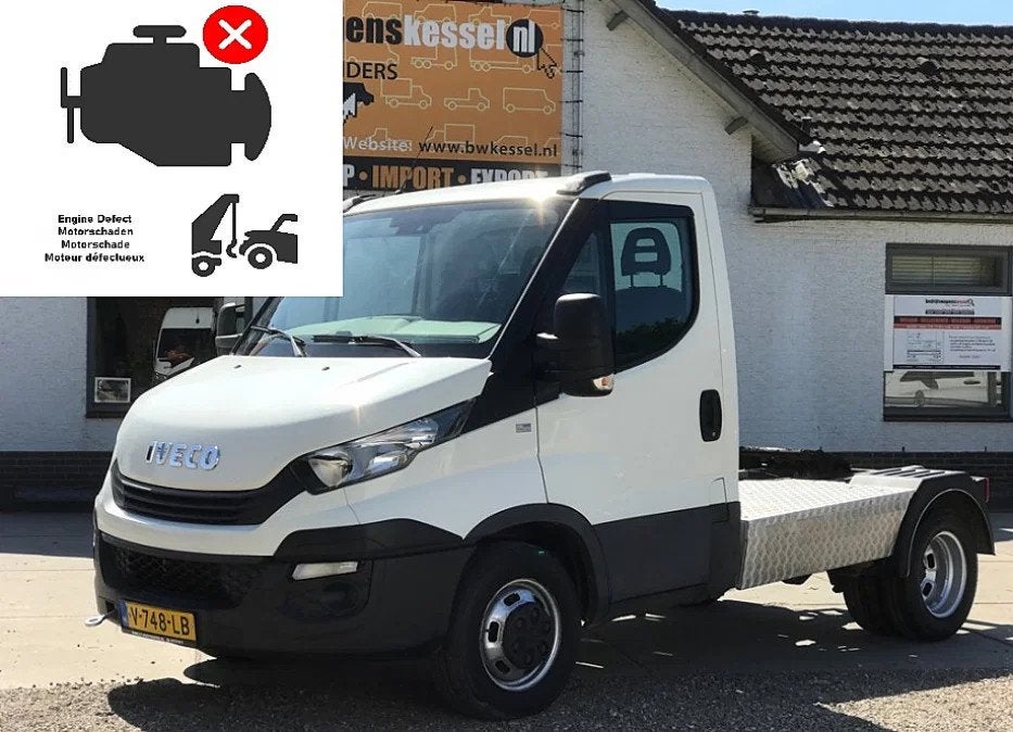 Iveco Daily 40C18 BE-Trekker MOTORSCHADE GCW 9.260 kg, Auto's, 7200 kg, Achterwielaandrijving, Gebruikt, 4 cilinders