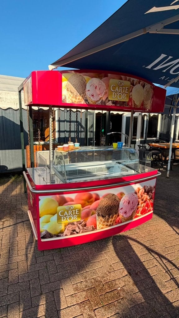 Professionele Carte d'Or IJsvitrine 530L, Ophalen, Vrieskist, Gebruikt, 160 cm of meer