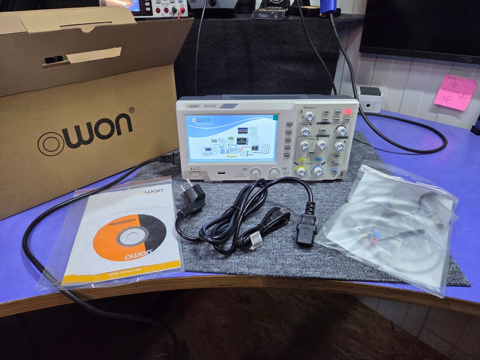 Owon SDS 1102 digitale oscilloscoop, Ophalen of Verzenden, Nieuw, Elektriciteit