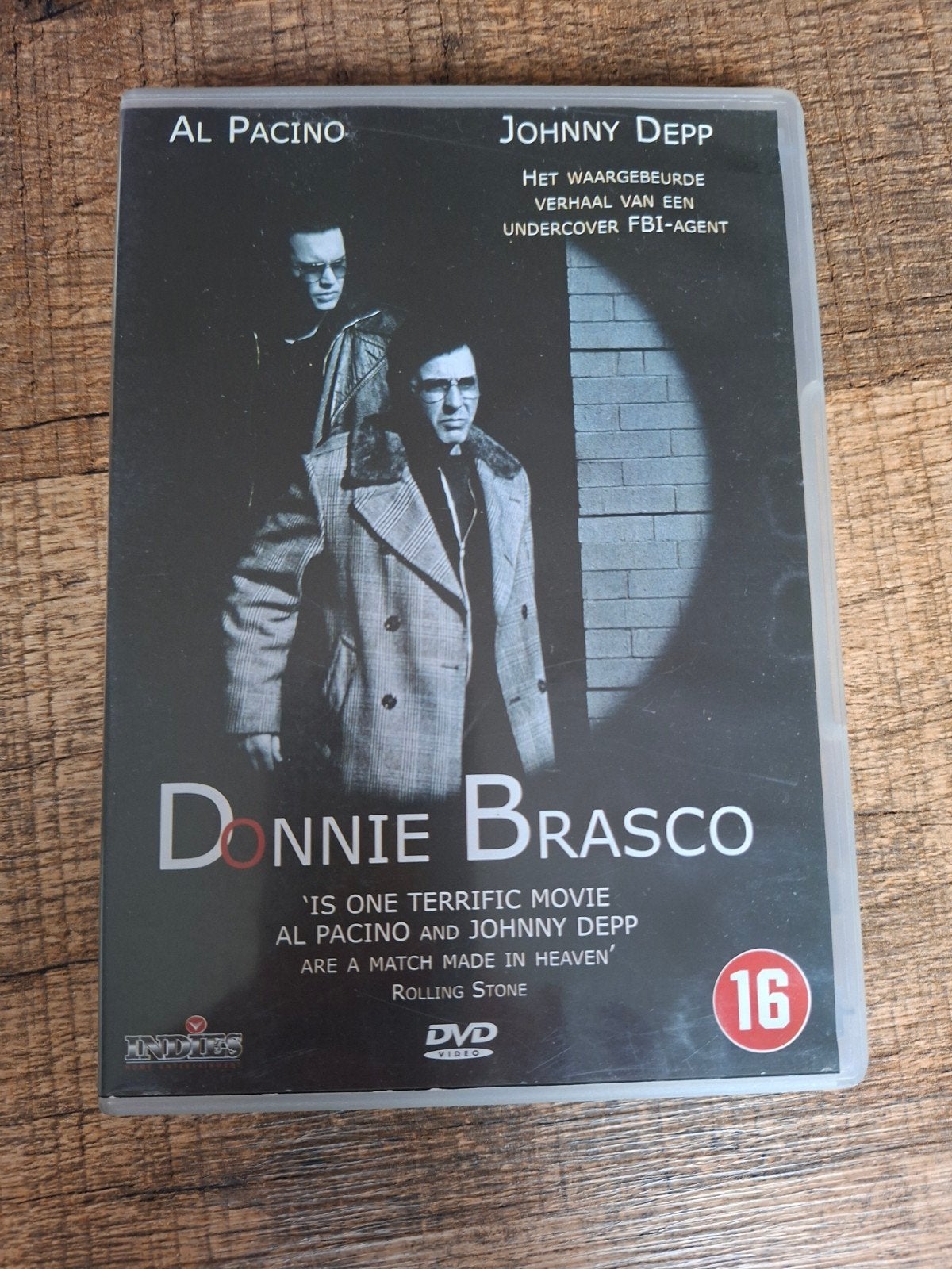 Donnie Brasco DVD - Misdaadthriller met Al Pacino, Vanaf 16 jaar, Ophalen of Verzenden, Gebruikt, Maffia en Misdaad