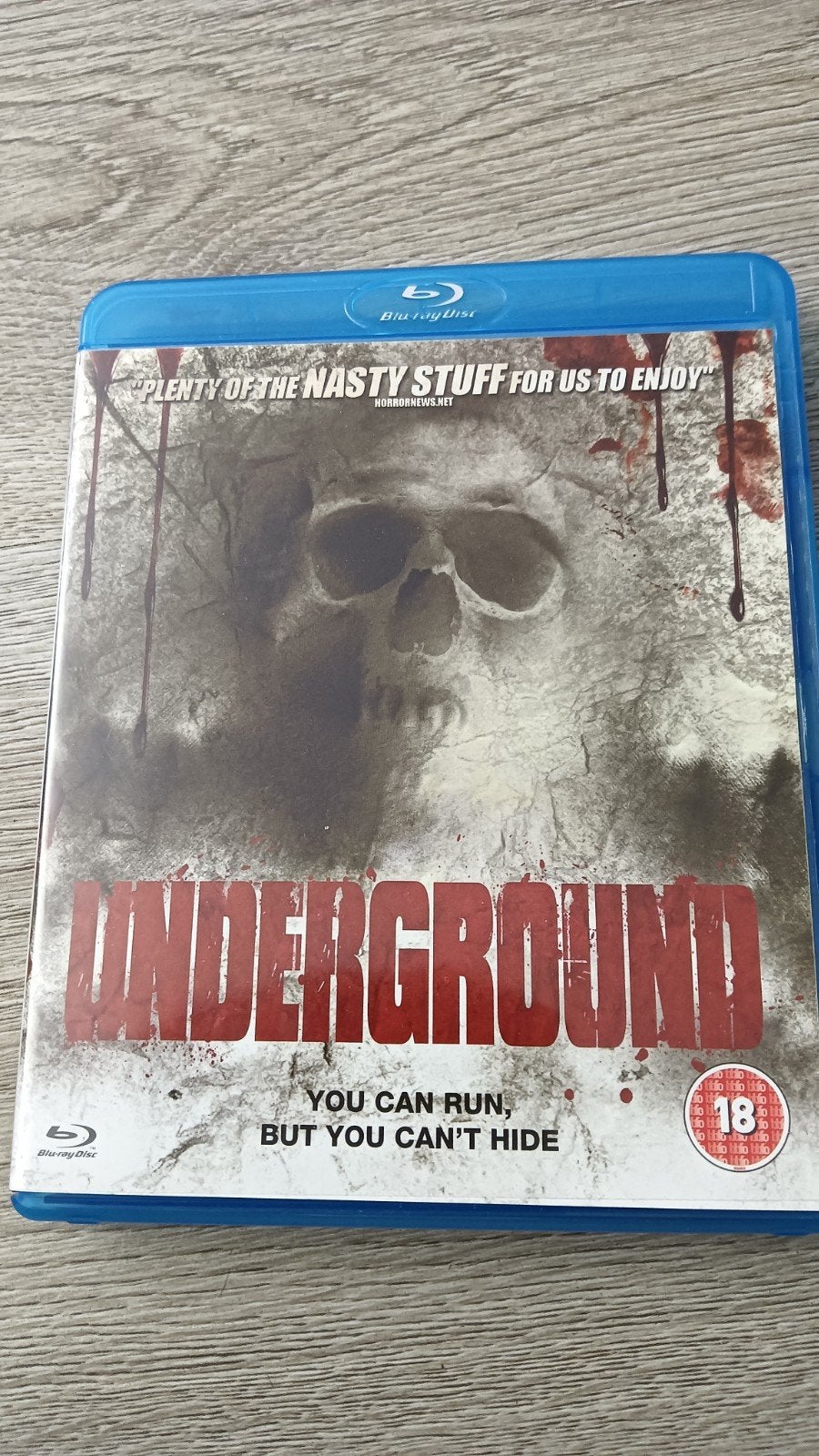 Underground horror bluray import, Cd's en Dvd's, Blu-ray, Ophalen of Verzenden, Zo goed als nieuw, Horror