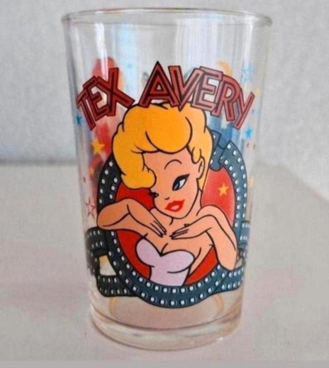 Glas Tex Avery, Verzamelen, Ophalen of Verzenden, Zo goed als nieuw, Frisdrankglas