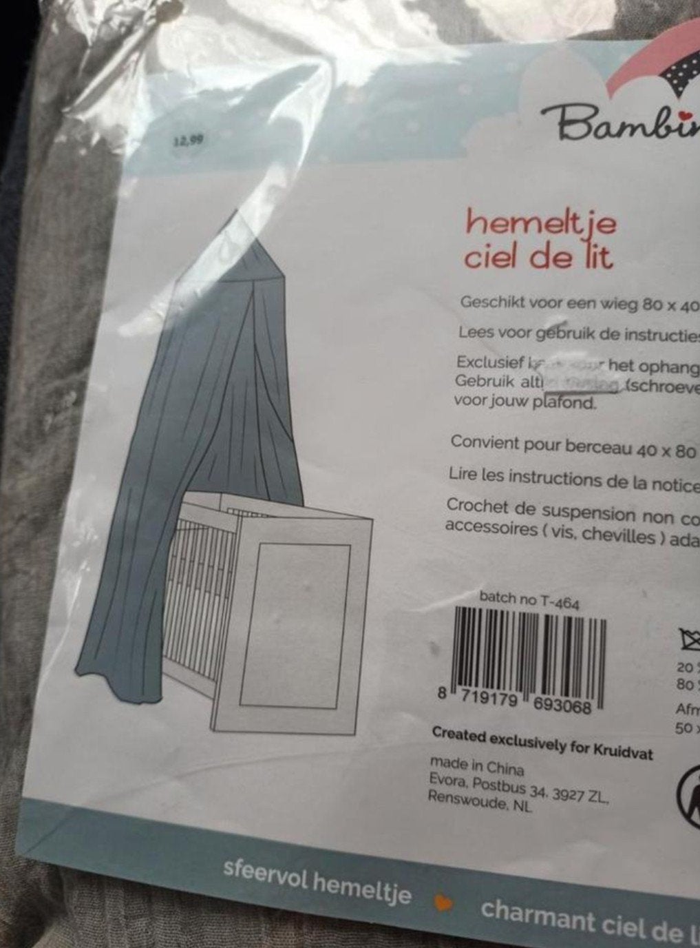 Bambino hemeltje € 10, Ophalen of Verzenden
