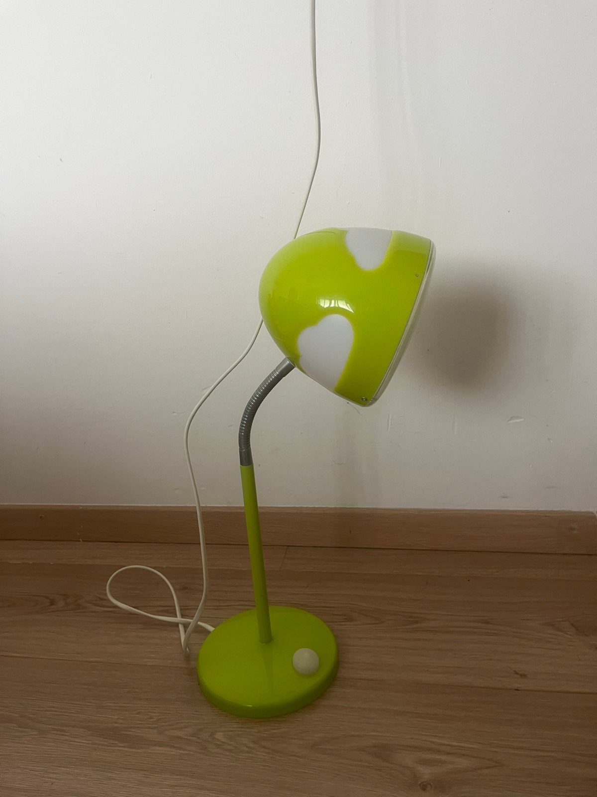 Ikea retro  Groene wolken bureaulamp met flexibele hals, Gebruikt, Groen, Ophalen of Verzenden, IKEA