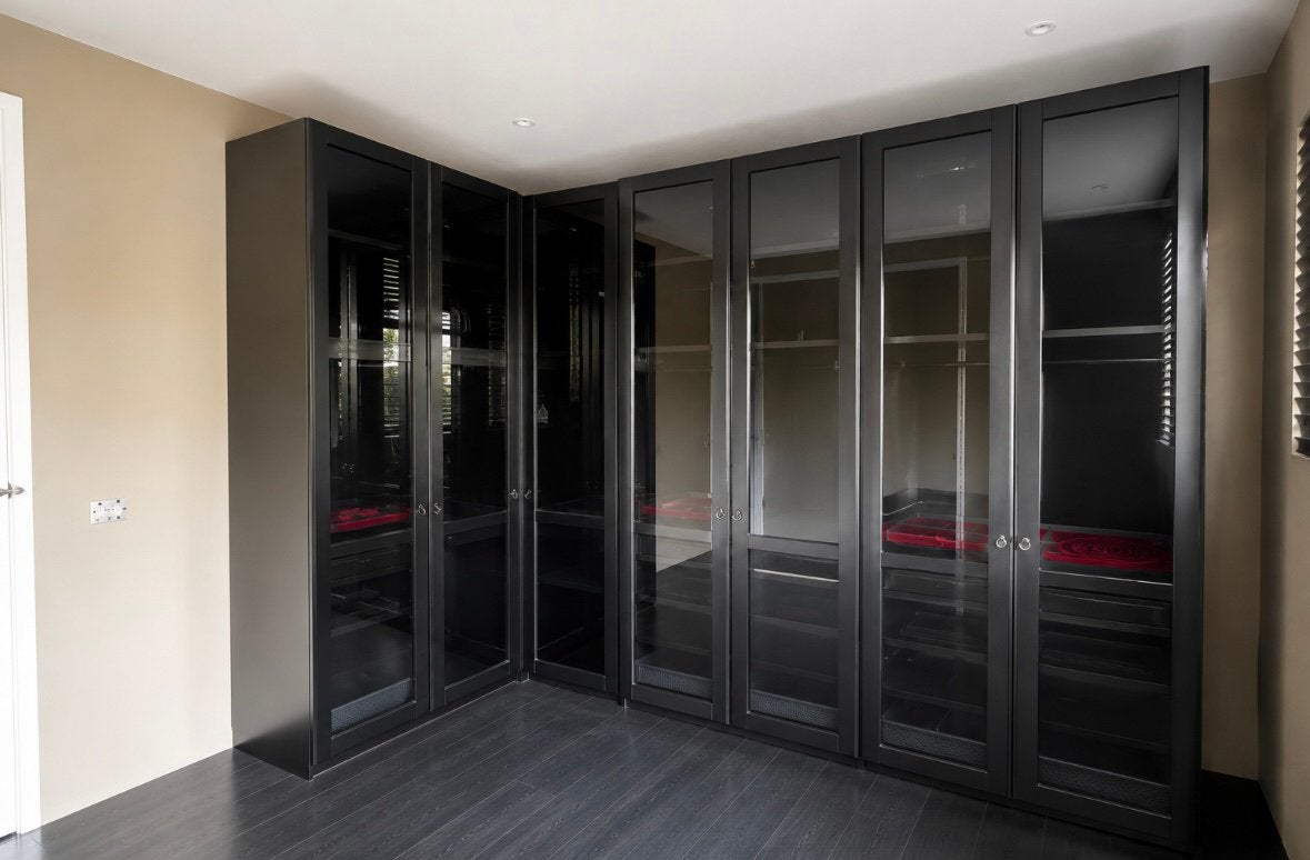Mooie luxe uitgevoerde PAX hoekkast, Huis en Inrichting, Kasten | Kledingkasten, Ophalen, 200 cm of meer, 50 tot 100 cm, Zo goed als nieuw