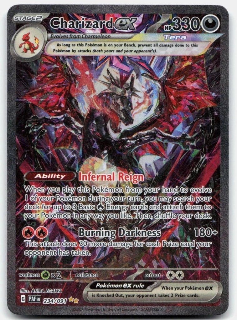 Charizard ex 234/091, Ophalen of Verzenden, Nieuw, Losse kaart, Foil
