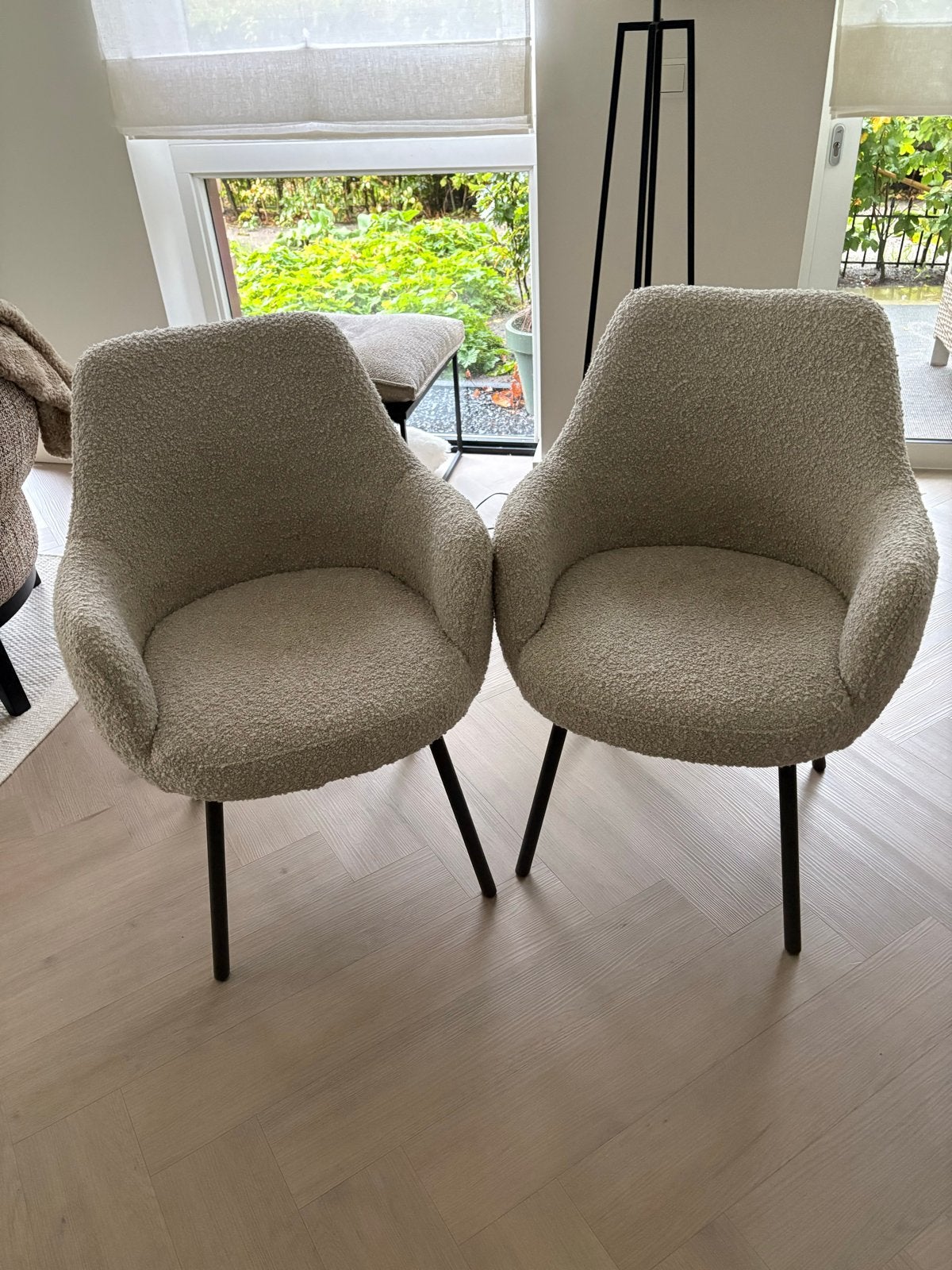 2 Henders & Hazel eetkamer stoelen model Rocco, Huis en Inrichting, Ophalen, Twee, Overige kleuren, Zo goed als nieuw