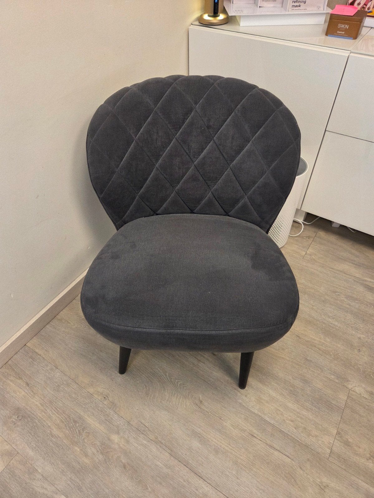2 Velvet Zitstoeltjes, Ophalen, Zo goed als nieuw, Modern, Luxe, Eén