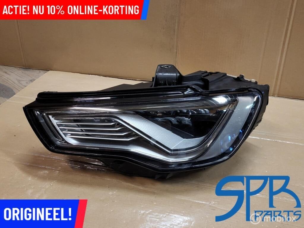 Audi A3 S3 RS3 8V Etron LED KOPLAMP LINKS 8V0941033 COMPLEET, Gebruikt, AUDI, Audi, Ophalen of Verzenden