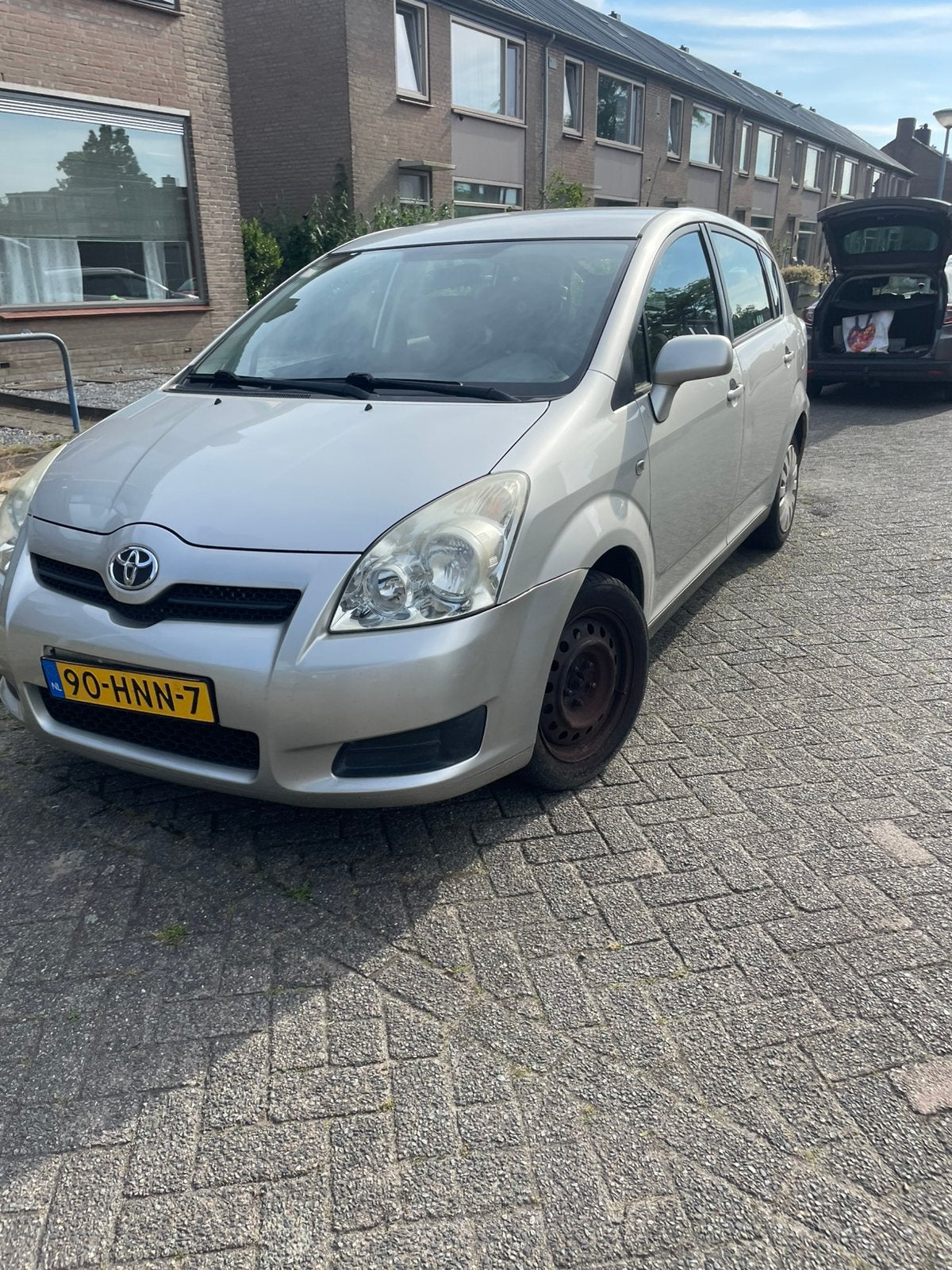 Toyota Corolla Verso 1.6 Vvt-i 5P 2009 Grijs, Auto's, Toyota, Zwart, 4 cilinders, Origineel Nederlands, 1200 kg