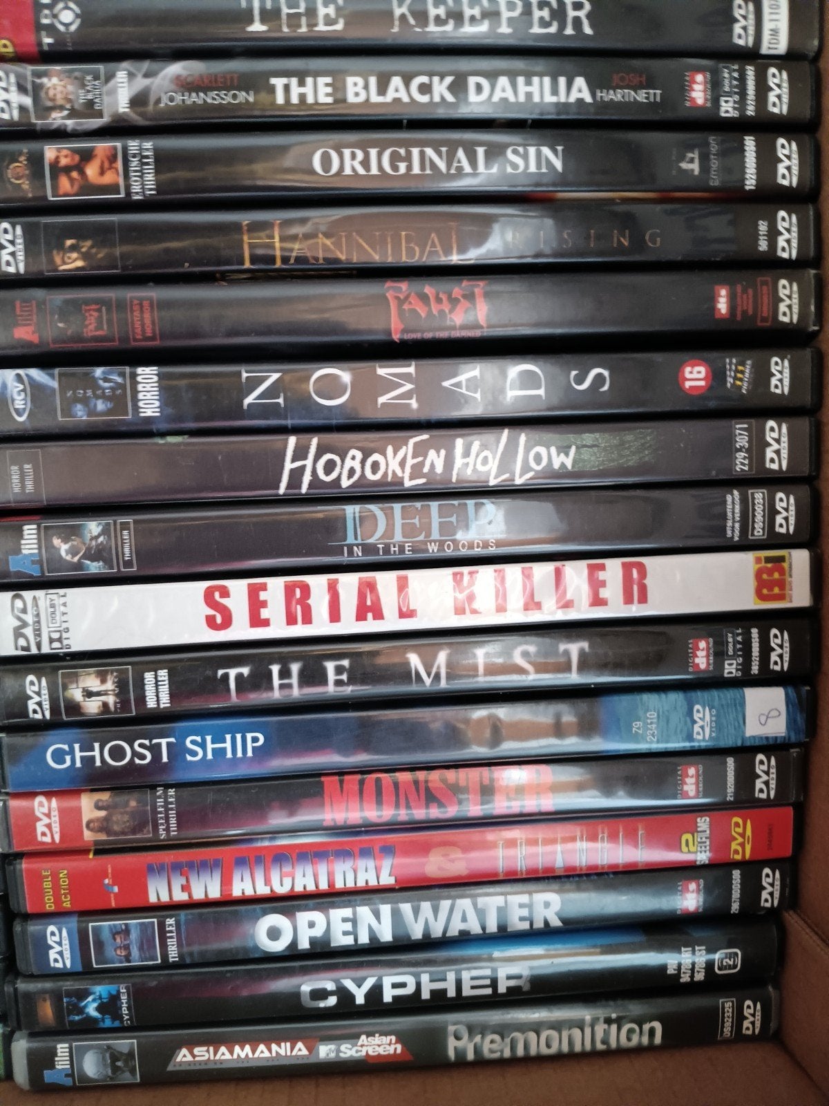 trillers dvd's  1 euro per stuk!, Vanaf 9 jaar, Ophalen of Verzenden, Gebruikt, Nederlands