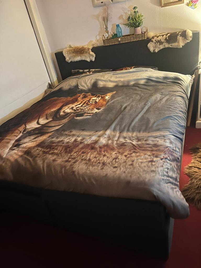 Mooi 2 persoonsbed, Ophalen, Zo goed als nieuw, Tweepersoons