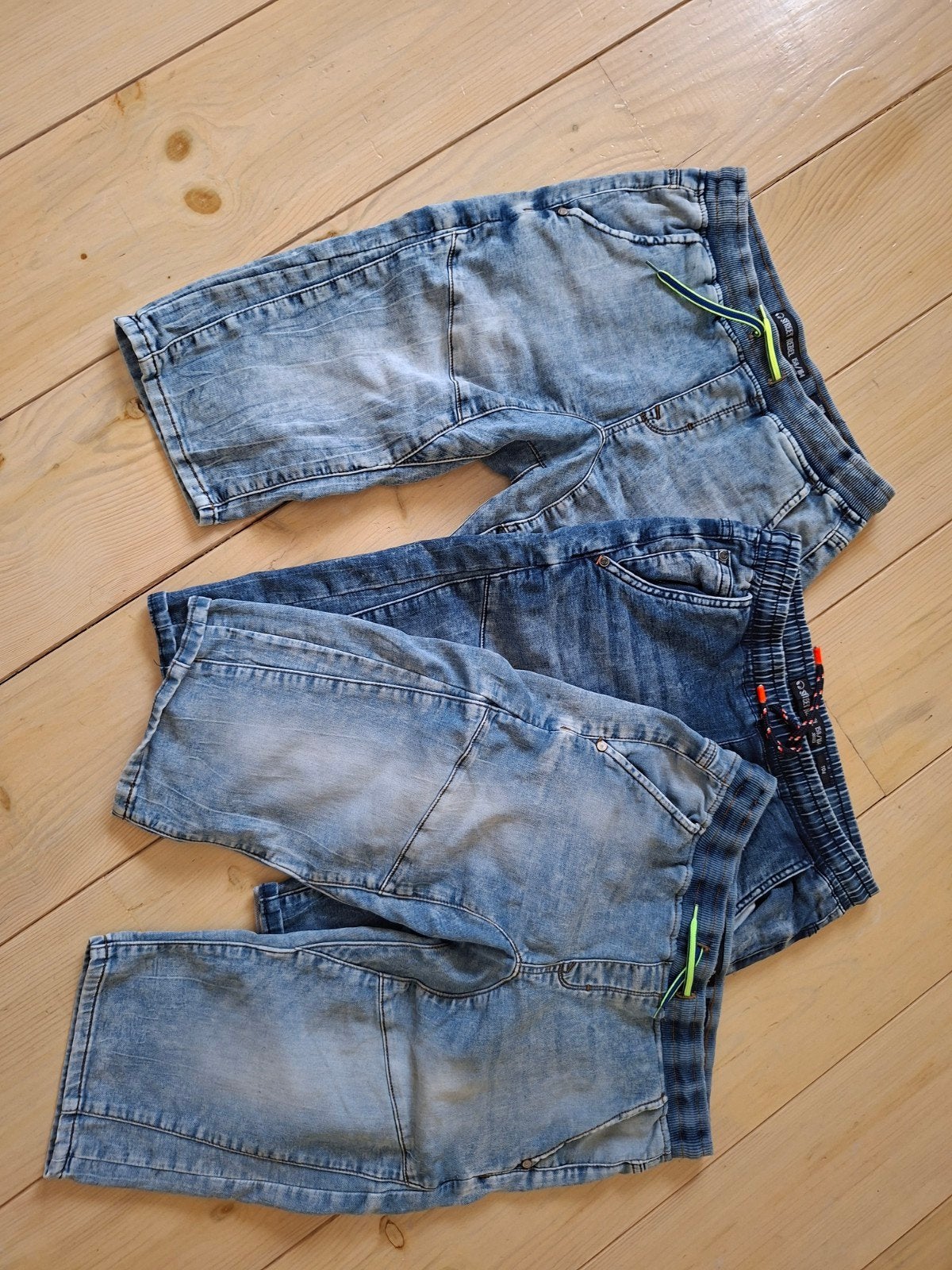 korte Spijkerbroeken mt 158/164, Kinderen en Baby's, Kinderkleding | Maat 158, Broek, Gebruikt, Jongen of Meisje, Street rebel