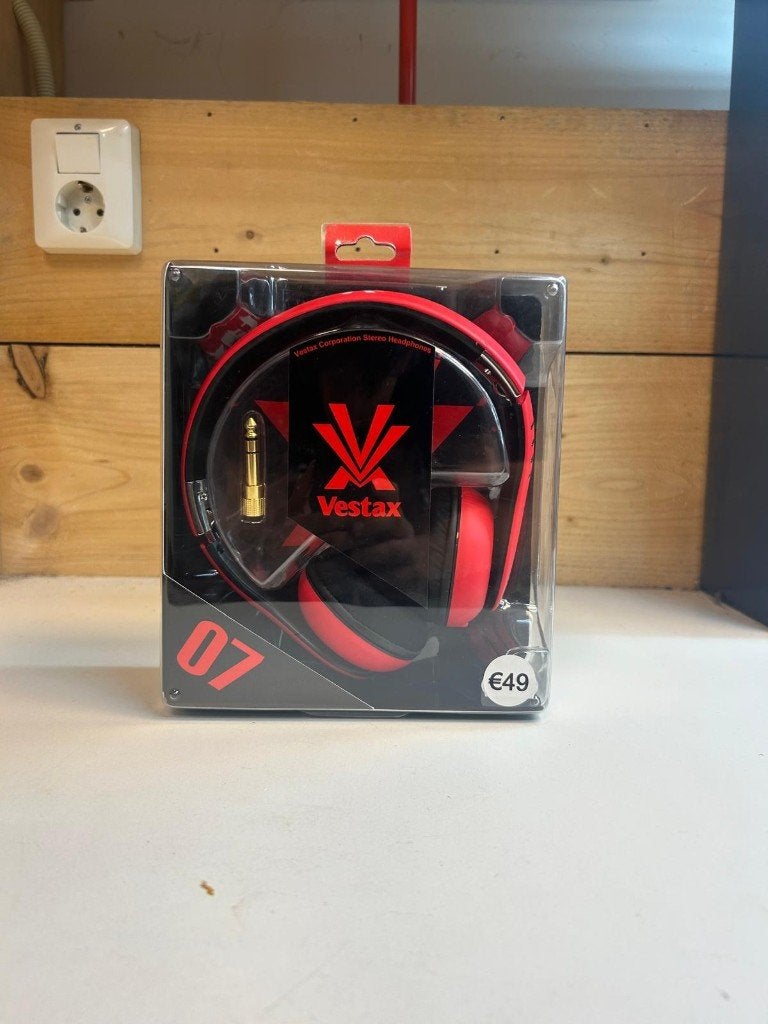 Vestax HMX-07 Stereo koptelefoon (Rood), Overige merken, Veilingkade 8 Breda, Nieuw, On-ear