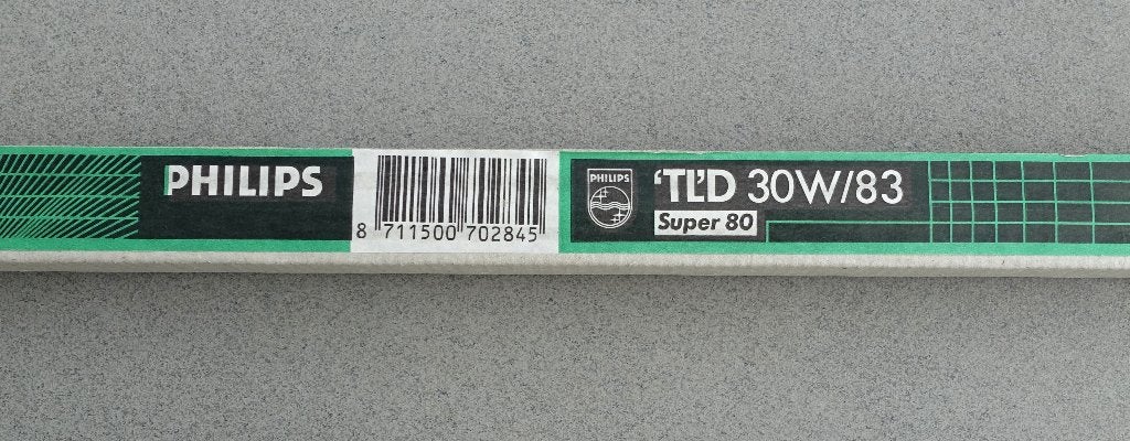 Philips TLD 30W/83 Super 80 TL-buis - 2 voor € 2,00 op=op !, G13 (TL), Nieuw, TL-buis, Neutraal wit
