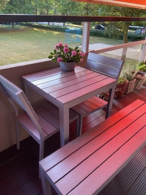 Tuinsetje, balkonzitje IKEA, Tuin en Terras, Ophalen, 4 zitplaatsen, Zo goed als nieuw, Tuinset