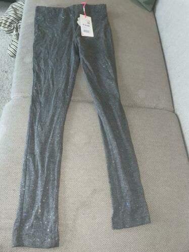 Coolcat legging broek broekje grijs glitter glitters 146 152, Verzenden, Nieuw, Meisje, Broek