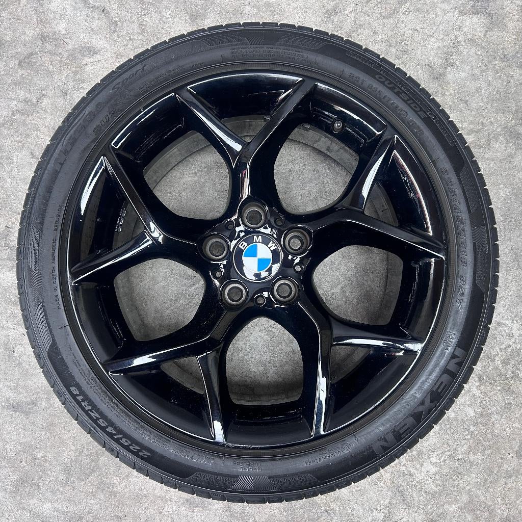 18 inch originele velgen + zomerbanden BMW X1 E84 322, 18 inch, Gebruikt, Ophalen of Verzenden, Band(en)