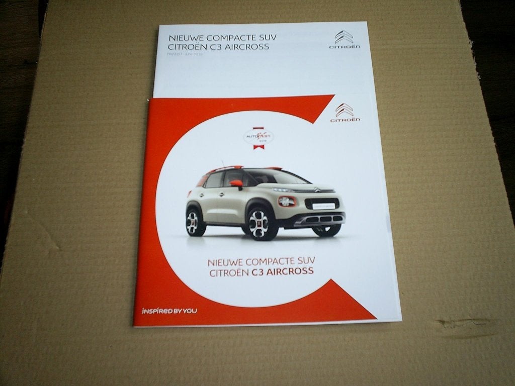 Nieuwe Compacte SUV Citroen C 3 Aircross + Prijslijst 2018, Verzenden, Zo goed als nieuw, Citroën