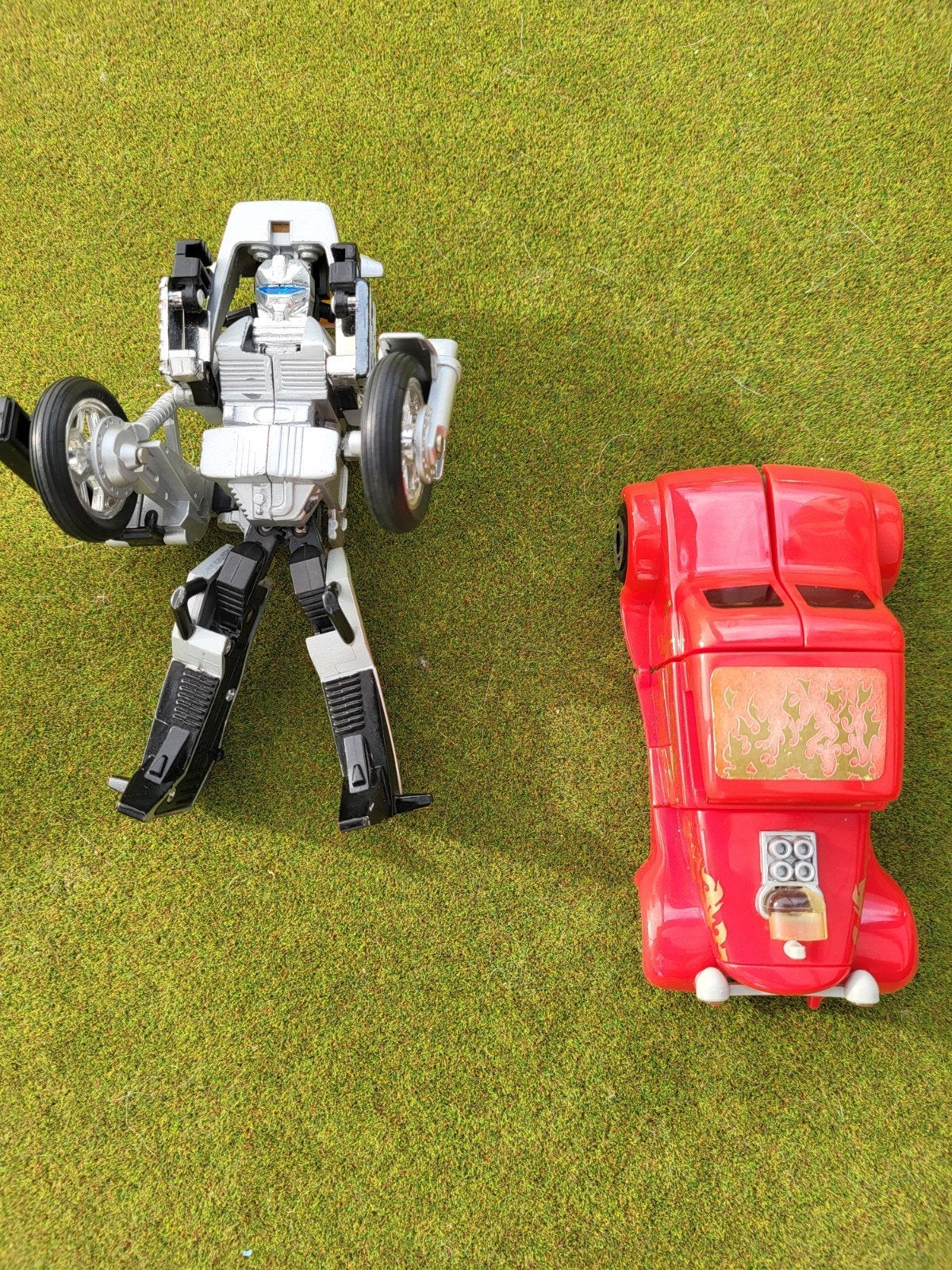 2 vintage transformers jaren 80 GO-BOTS robo + G2 Laser Rods, G2, Ophalen of Verzenden, Gebruikt, Autobots