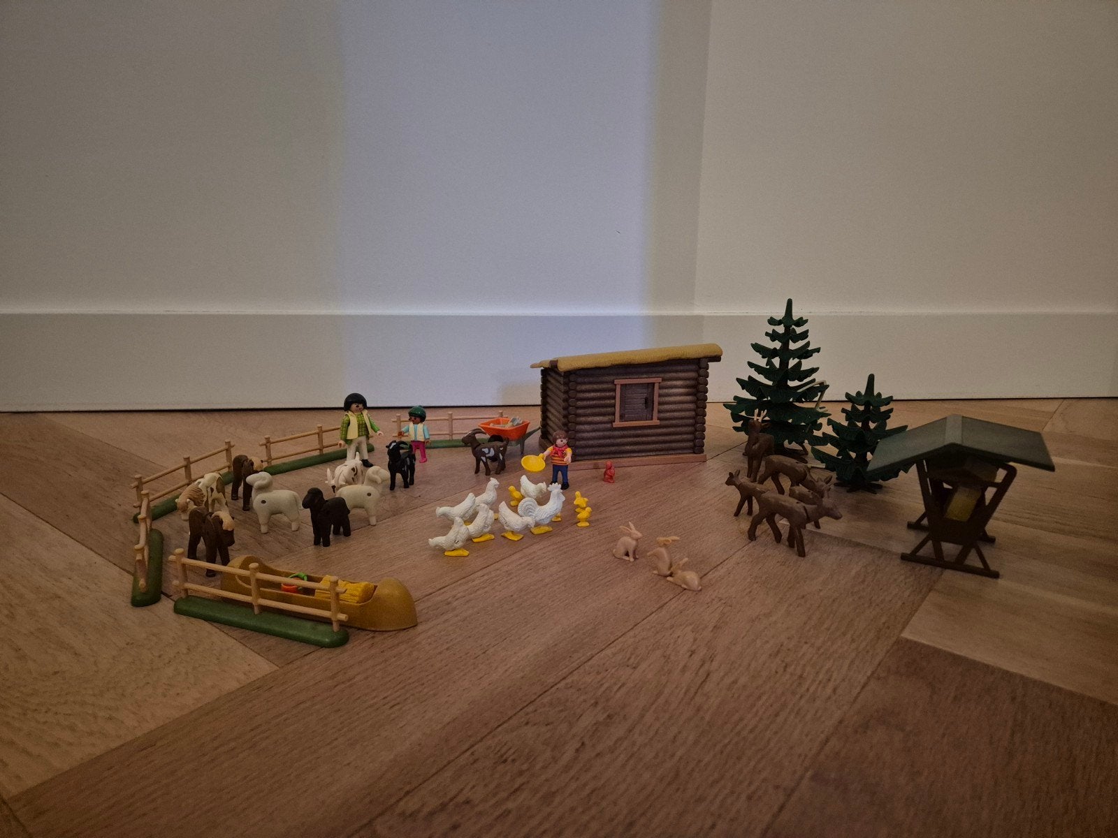 Playmobil Boshuis met Dieren - Jaren '90 Set, Wild life, Gebruikt, Gebouw, Complete set