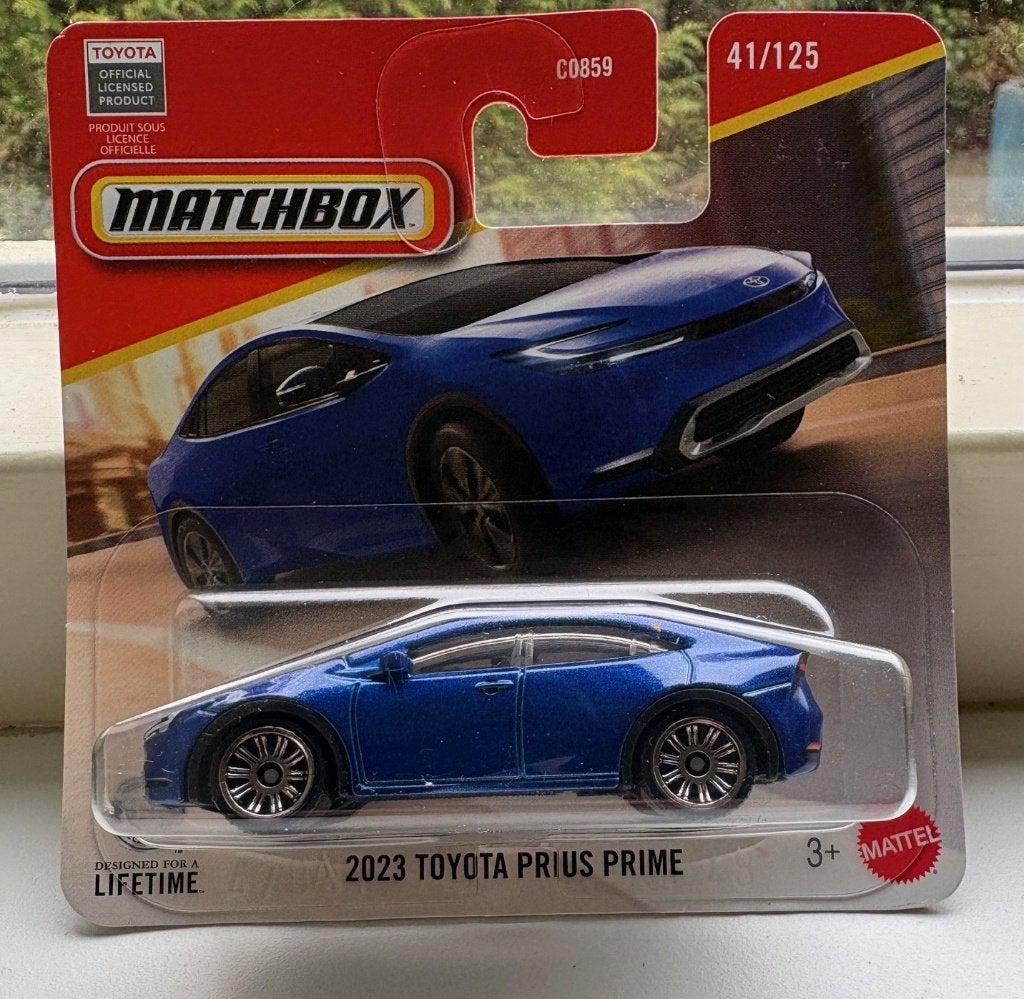 Matchbox Toyota Prius blauw, Ophalen of Verzenden, Nieuw, Auto