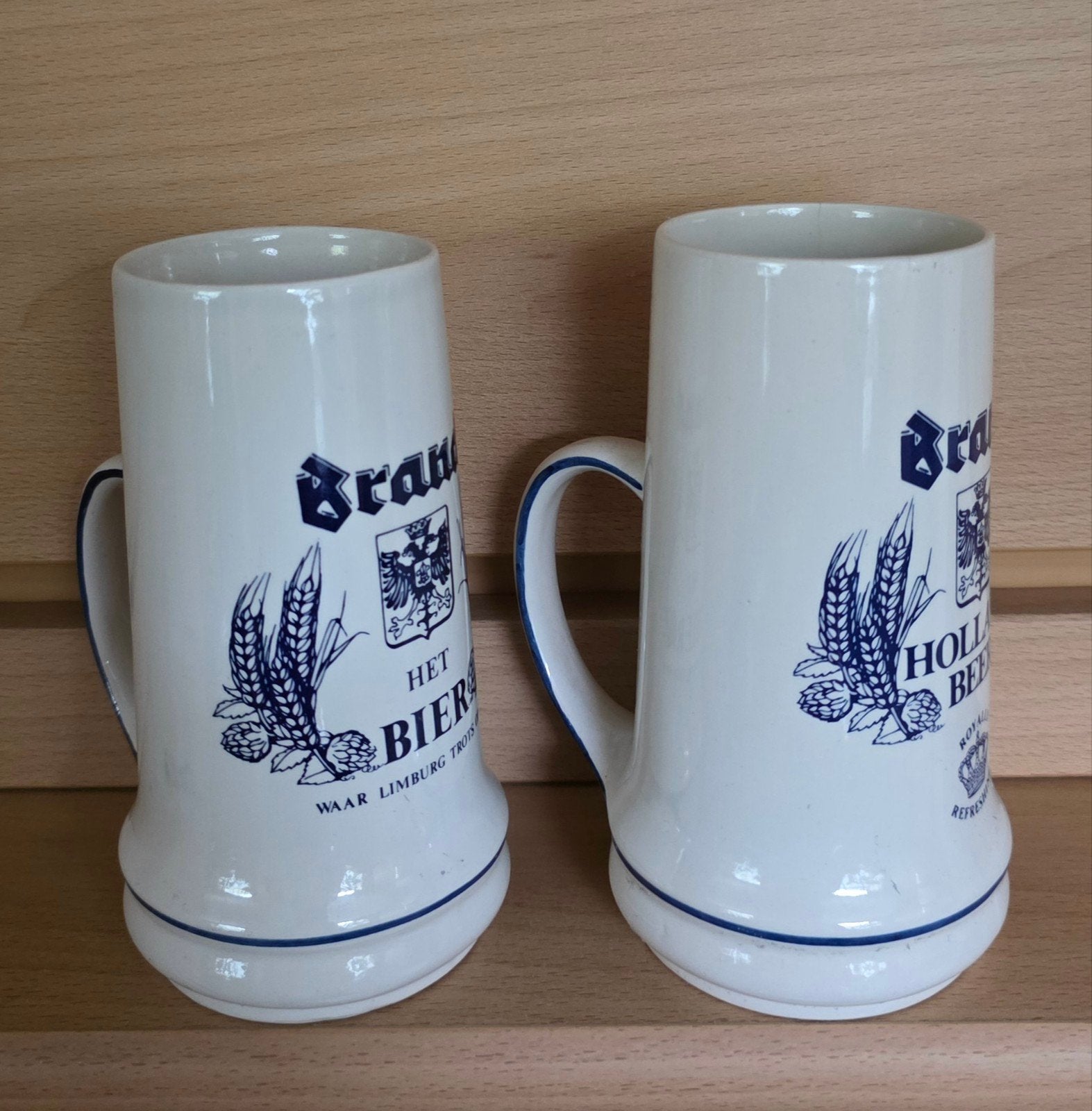 Set van 2 vintage Brand Bier pullen, Antiek en Kunst, Ophalen of Verzenden