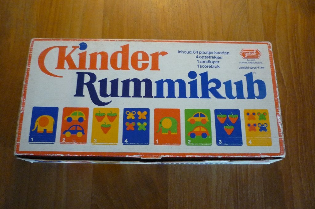 Goliath '' KINDER RUMMIKUB ''., Een of twee spelers, Ophalen, Gebruikt, Goliath
