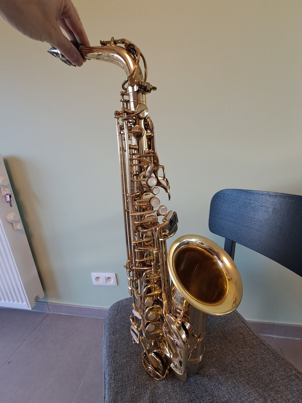 Selmer Super Action Serie II Altsaxofoon, Ophalen, Gebruikt, Alt, Met koffer