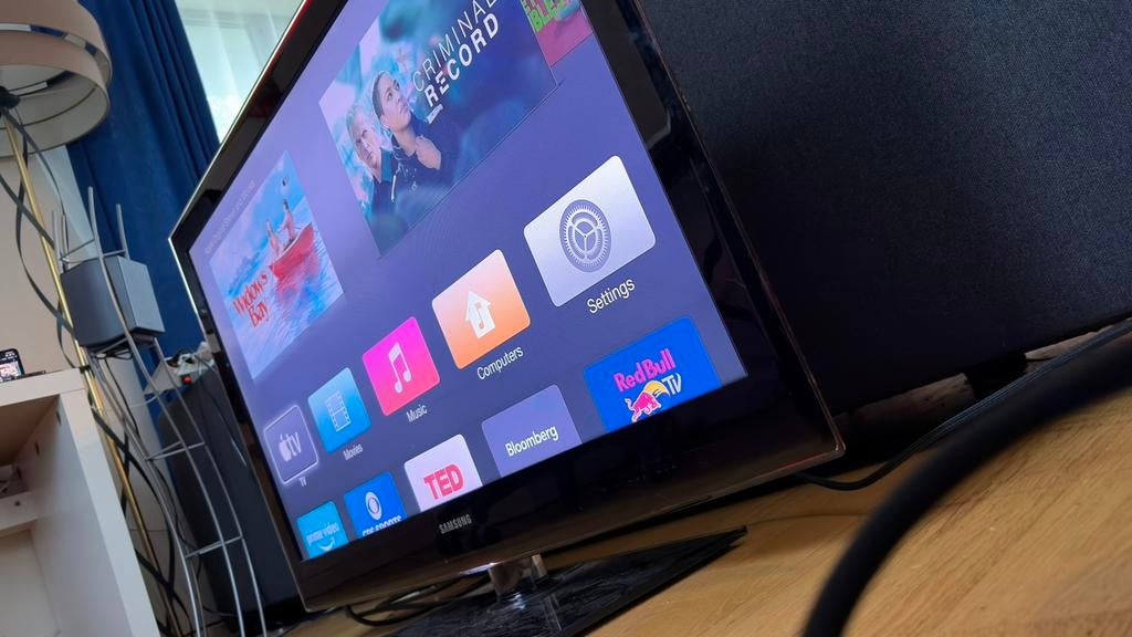 Samsung UE40B6000VWXXN + Apple TV., Audio, Tv en Foto, Televisies, 50 Hz, Ophalen of Verzenden, Zo goed als nieuw, Samsung