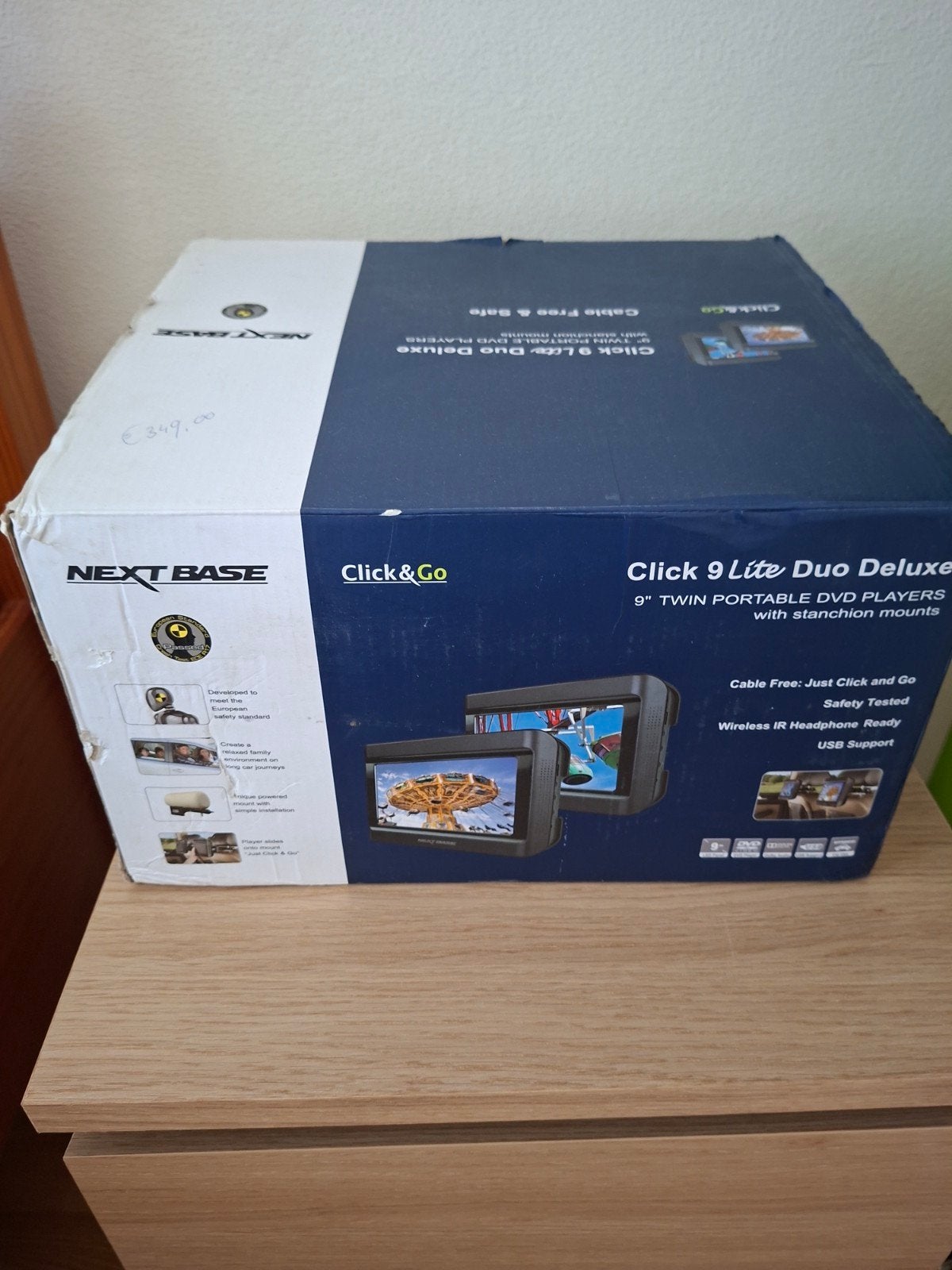 Nextbase Click 9 Lite Duo Deluxe Draagbare DVD Spelers, Audio, Tv en Foto, Dvd-spelers, Draagbaar, Zo goed als nieuw, Ophalen