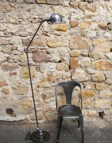 Jielde - 1950's vloerlamp in uitmuntende staat, Verzenden, Zo goed als nieuw, Metaal, 150 tot 200 cm