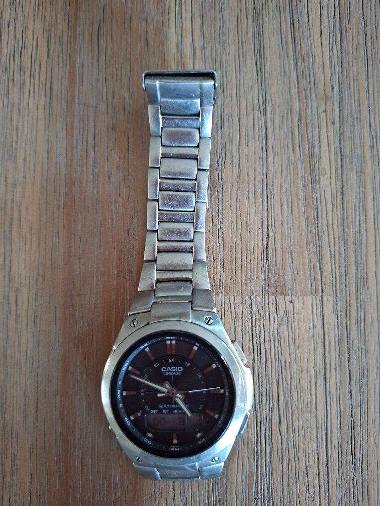 horloge. Casio Ware Ceptor LCW-M 150. Analoge cijferplaat., Overige merken, Staal, Staal, Polshorloge