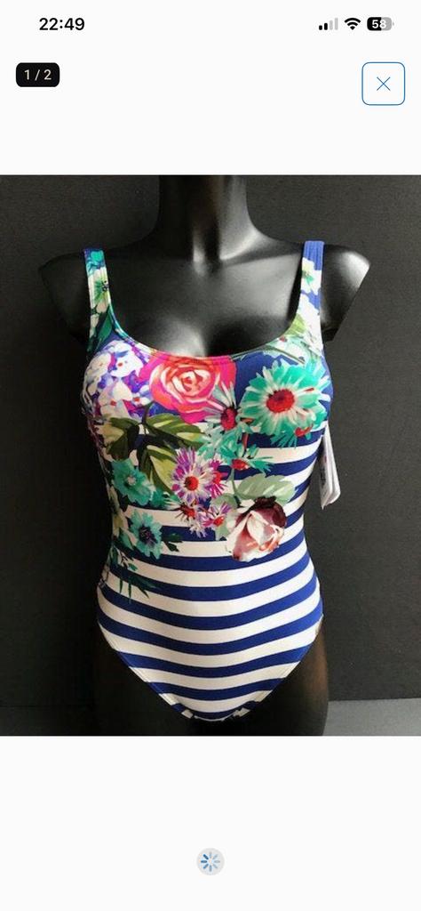Sunflair badpak maat 36b, Verzenden, Nieuw, Blauw, Badpak