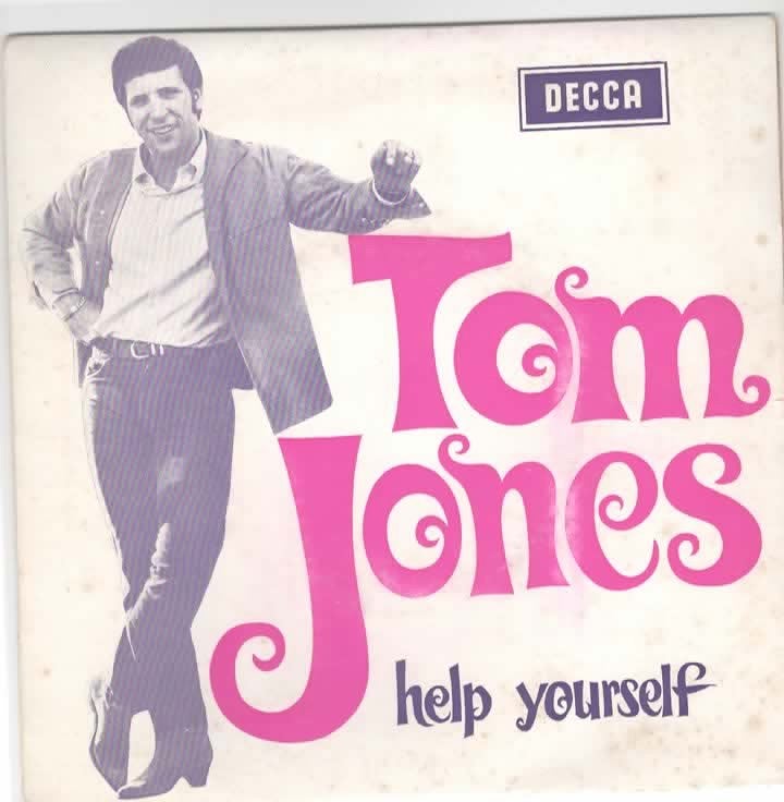 Tom Jones-Help Yourself  EP !!!, Cd's en Dvd's, Vinyl Singles, Gebruikt, Beschermende buitenhoes, Fotohoes, Originele persing