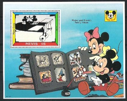 Walt Disney Nevis Mi nr blok 52 postfris, Postzegels en Munten, Verzenden, Postfris, Overige thema's